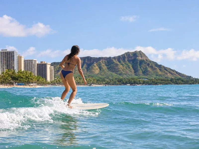 Beginner-Friendly Waikiki Beach Surfing Lesson
